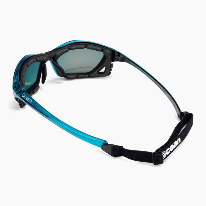 Γυαλιά ηλίου Ocean Lake Garda μπλε διάφανο/revo κόκκινο 13001.5 2