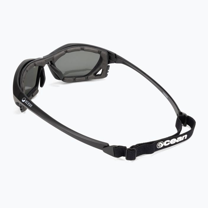 Γυαλιά ηλίου Ocean Lake Garda ματ μαύρο/καπνός 13002.0 2