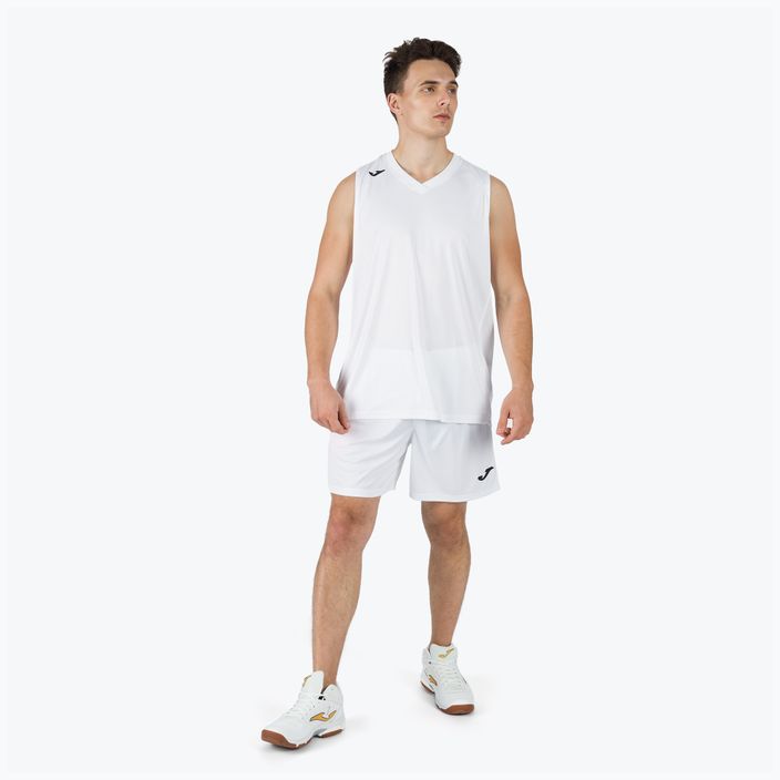 Ανδρική φανέλα μπάσκετ Joma Cancha III λευκό 101573.200 5