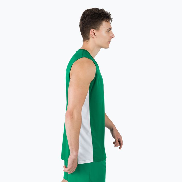 Ανδρική φανέλα μπάσκετ Joma Cancha III πράσινο και λευκό 101573.452 2