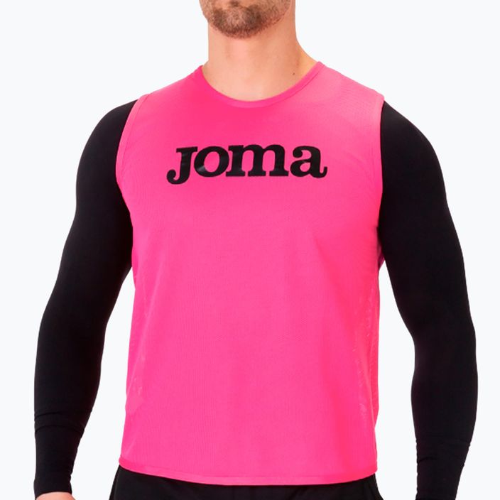 Joma Training Bib fluor ροζ ποδοσφαιρικός δείκτης 4