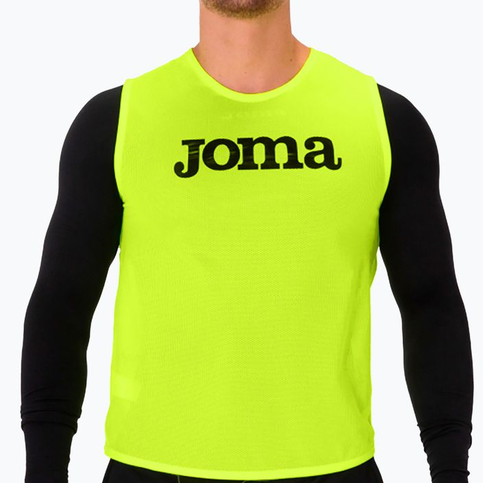 Joma Training Bib fluor κίτρινος ποδοσφαιρικός δείκτης 4