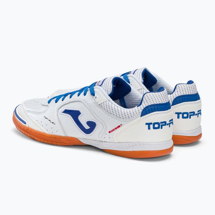 Ανδρικά ποδοσφαιρικά παπούτσια Joma Top Flex IN λευκό 3