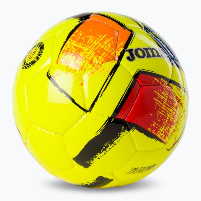 Joma Dali II fluor κίτρινο ποδόσφαιρο μέγεθος 4 2