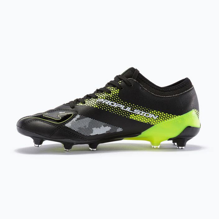 Joma Propulsion Cup AG μαύρο/λεμονί fluor ανδρικά ποδοσφαιρικά παπούτσια 12