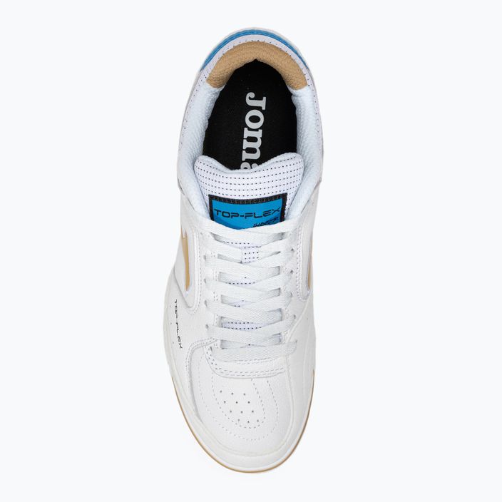 Παπούτσια ποδοσφαίρου Joma Top Flex IN λευκό/χρυσό 6