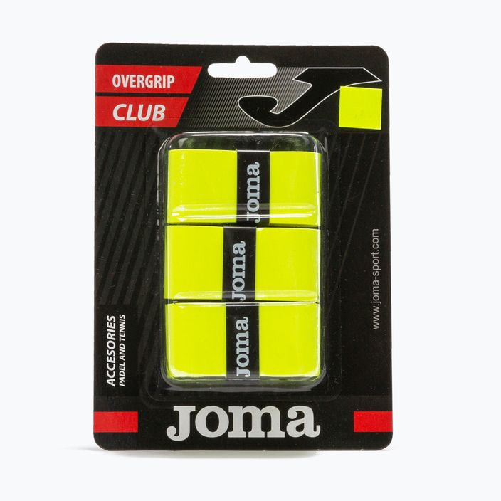 Joma Club Cuhsion περιτύλιγμα ρακέτας τένις 3 τμχ κίτρινο 400748.060