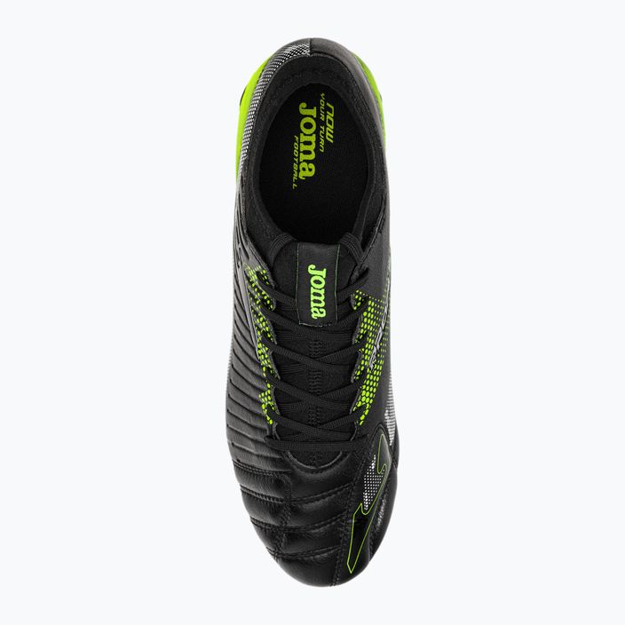 Joma Propulsion Cup FG μαύρο/λεμονί φθορίου ανδρικά ποδοσφαιρικά παπούτσια 6