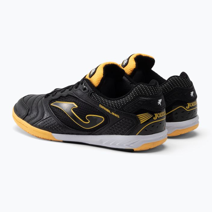 Ανδρικά ποδοσφαιρικά παπούτσια Joma Dribling IN μαύρο/πορτοκαλί 3