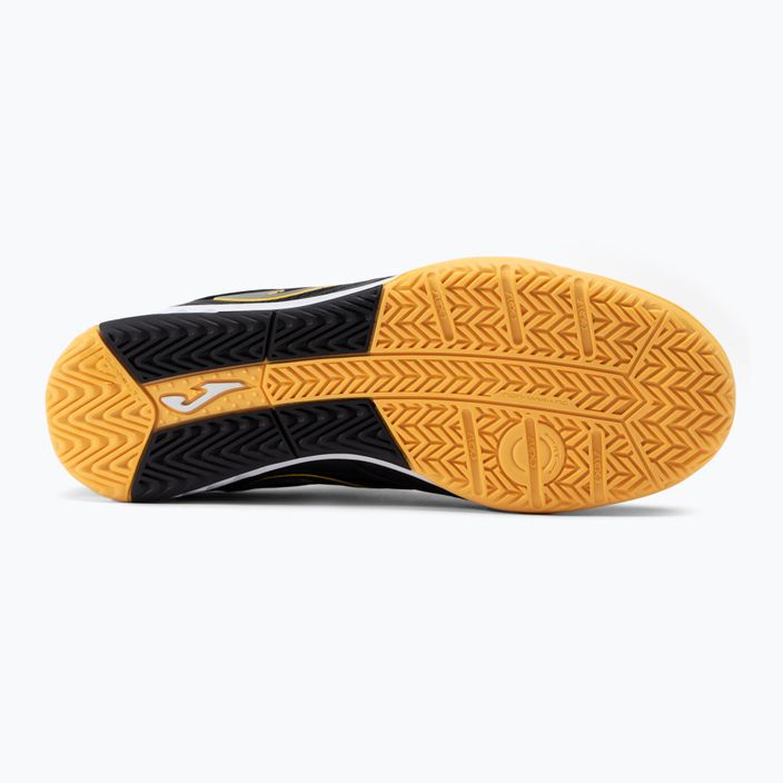 Ανδρικά ποδοσφαιρικά παπούτσια Joma Dribling IN μαύρο/πορτοκαλί 4