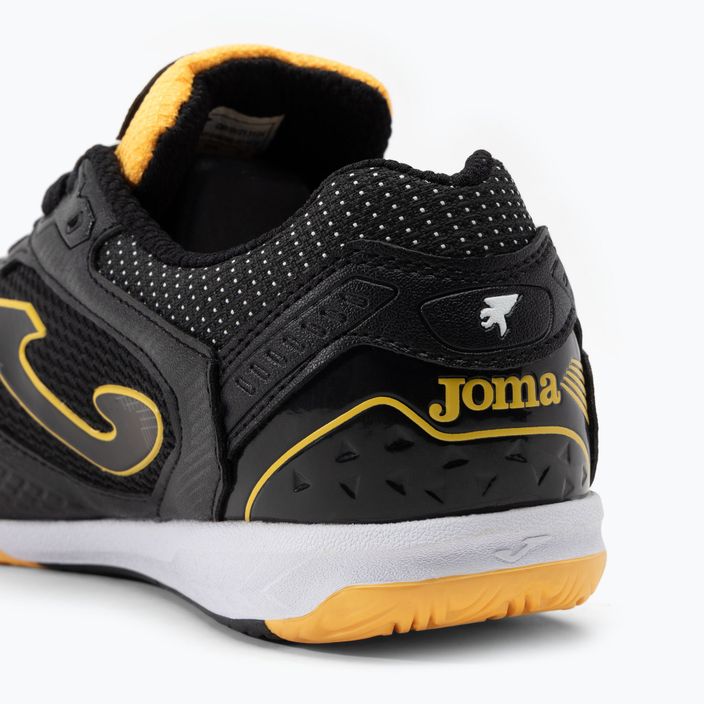 Ανδρικά ποδοσφαιρικά παπούτσια Joma Dribling IN μαύρο/πορτοκαλί 8
