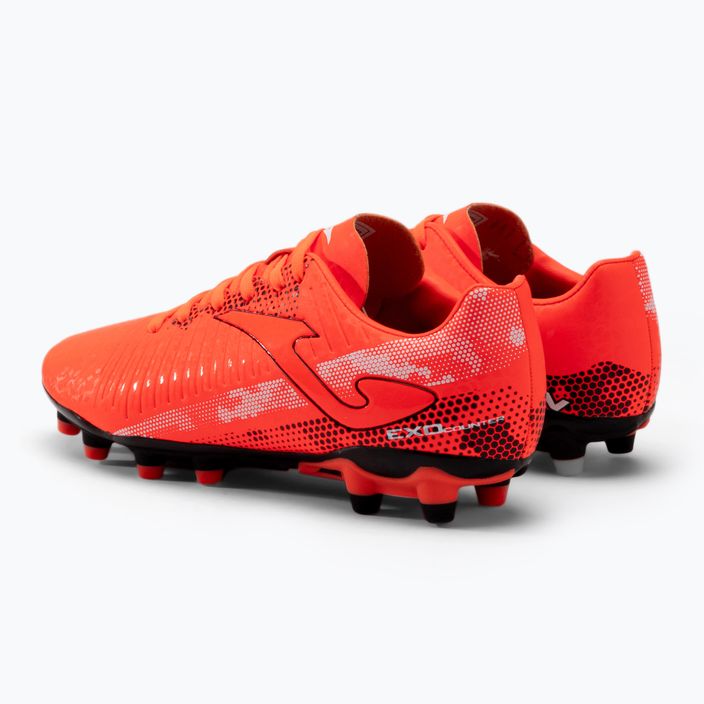 Joma Propulsion FG ανδρικά ποδοσφαιρικά παπούτσια πορτοκαλί/μαύρο 3