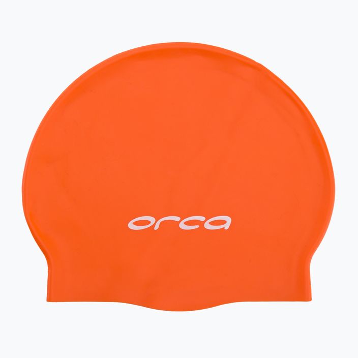 Orca σιλικόνη σκουφάκι κολύμβησης πορτοκαλί DVA000
