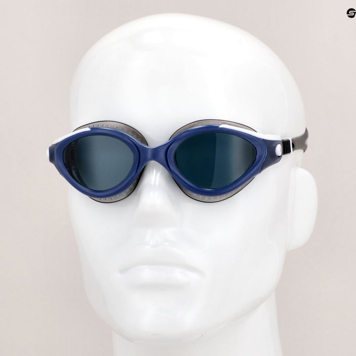 Speedo Futura Biofuse Flexiseal Γυναικεία γυαλιά κολύμβησης μαύρο/αληθινό ναυτικό/λευκό/καπνός 8-11314F985 7