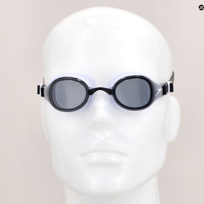 Speedo Hydropure Junior παιδικά γυαλιά κολύμβησης μαύρο/λευκό/καπνό 8-126727988 7