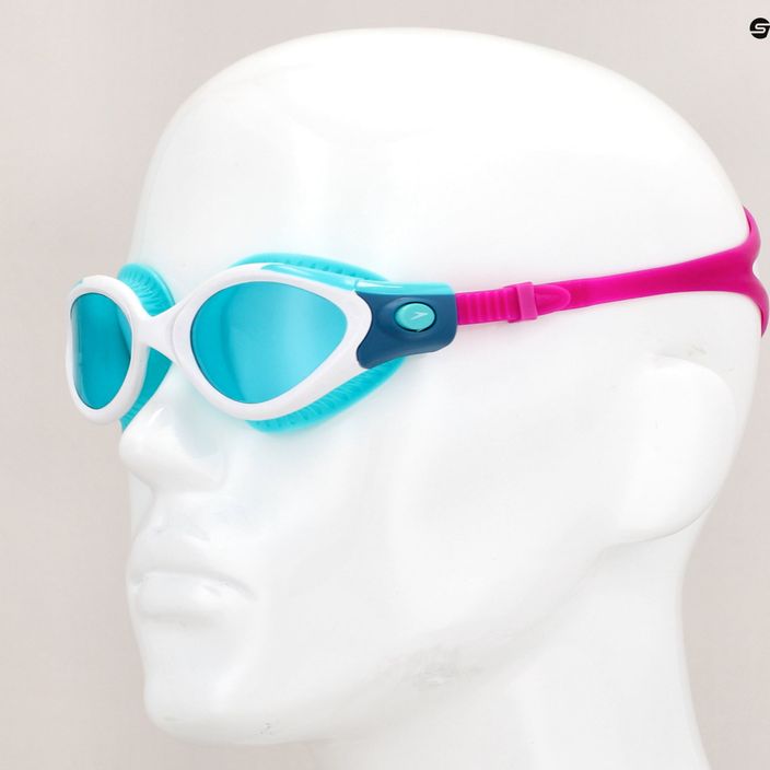 Speedo Futura Futura Biofuse Flexiseal Γυναικεία γυαλιά κολύμβησης diva/λευκό/μικρή μέντα 8-11314B978 6