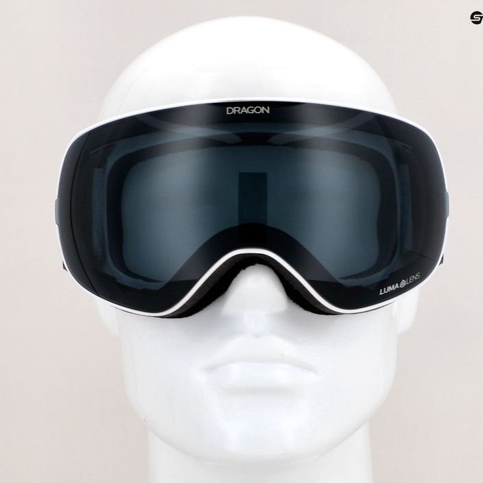 DRAGON X2S χειμερινά γυαλιά σκι λαγός/φωτισμός σκούρο καπνό/φωτισμός ροζ 40455-109 7