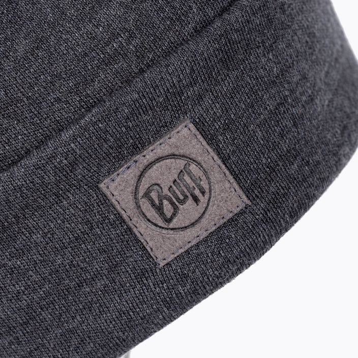 BUFF Καπέλο από μαλλί μερινό βαρέως τύπου Solid grey 111170 3