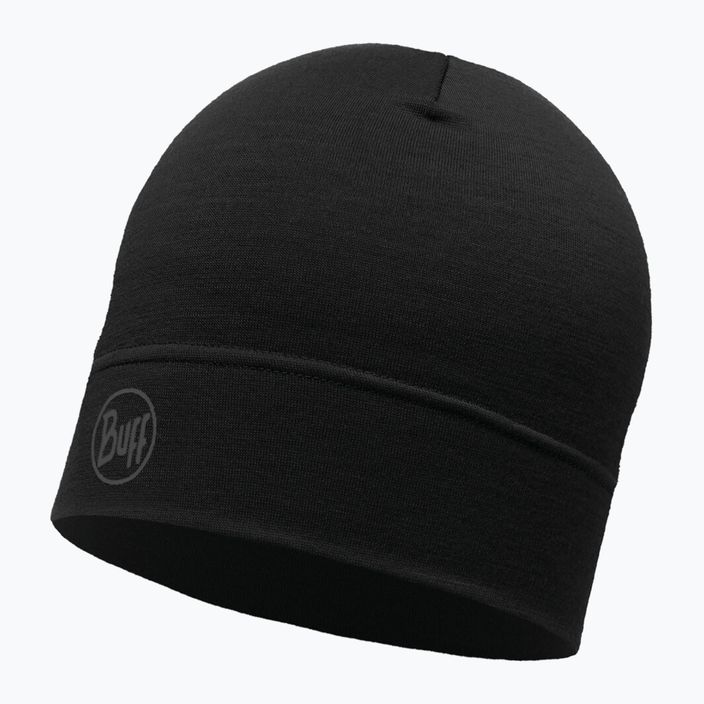 BUFF Ελαφρύ καπέλο από μαλλί Merino μαύρο 113013.999.10.00 4