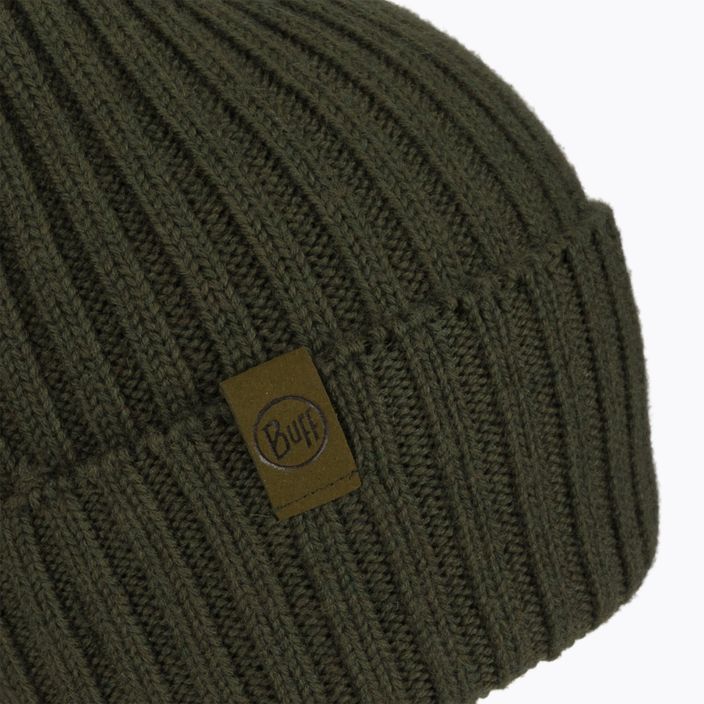 BUFF Merino Wool Knit 1Lhat Norval πράσινο καπέλο 124242.809.10.00 3