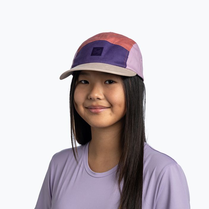 BUFF 5 Panel Go Colart παιδικό καπέλο μπέιζμπολ μωβ 128588.619.10.00 7