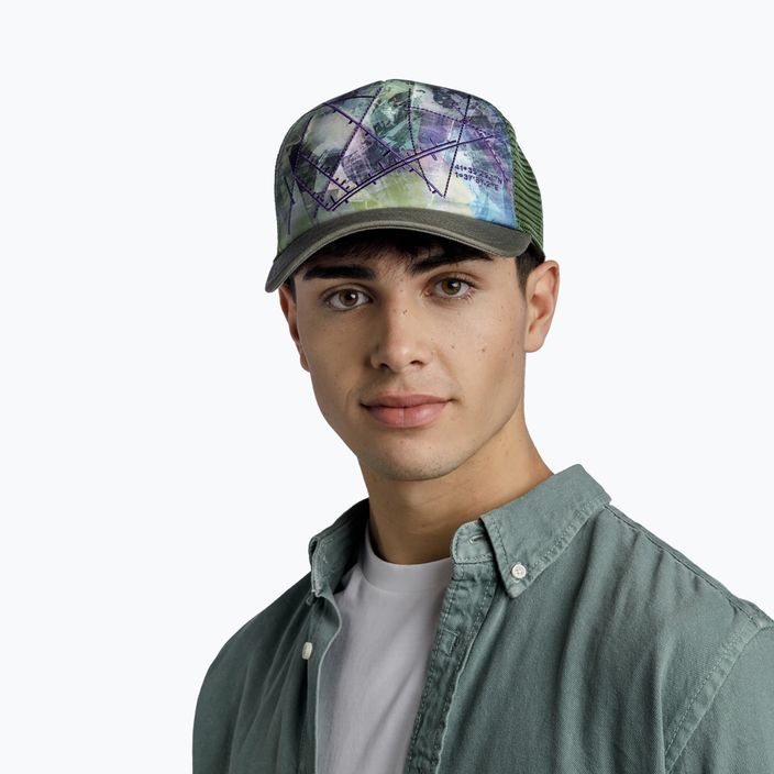BUFF Trucker Campast πράσινο καπέλο μπέιζμπολ 131401.845.30.00 7