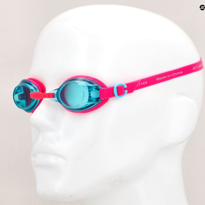 Speedo Jet V2 εκστατικό ροζ/μπλε παιδικά γυαλιά κολύμβησης 8-09298B981 6