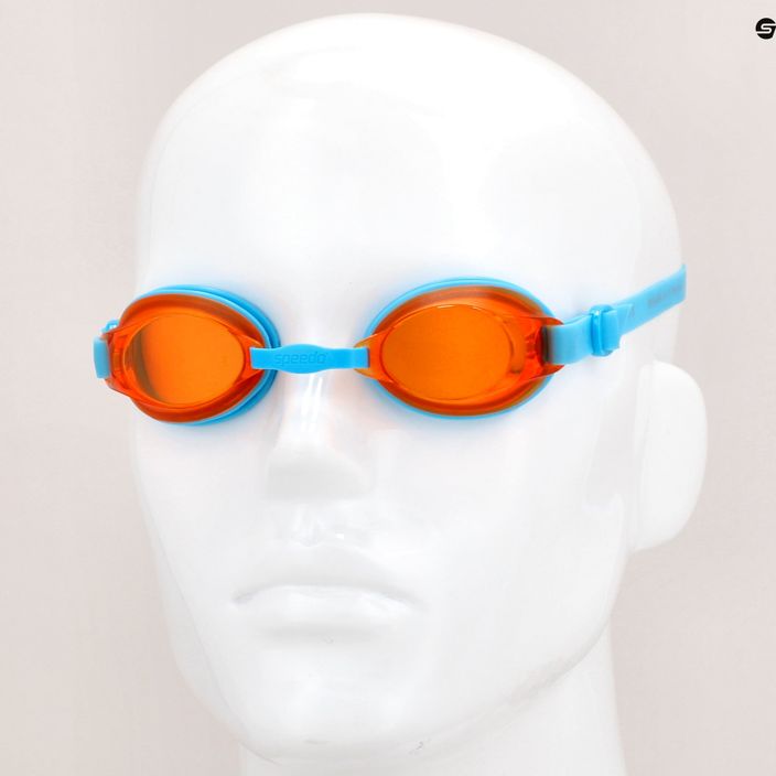 Speedo Jet V2 μπλε/πορτοκαλί παιδικά γυαλιά κολύμβησης 8-092989082 6