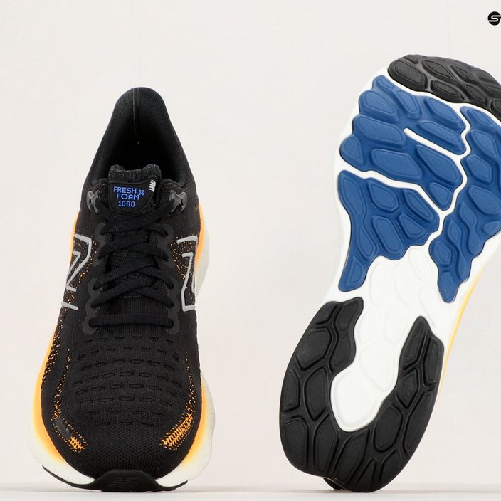 Ανδρικά New Balance 1080V12 μαύρο / κίτρινο παπούτσια για τρέξιμο 12