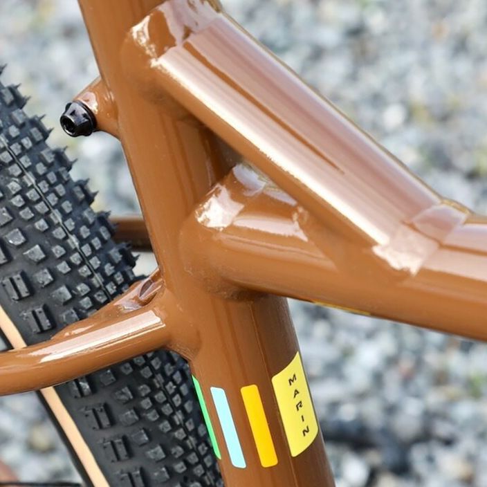 Marin DSX 2 γυαλιστερό καφέ/κίτρινο ποδήλατο για χαλίκι 7