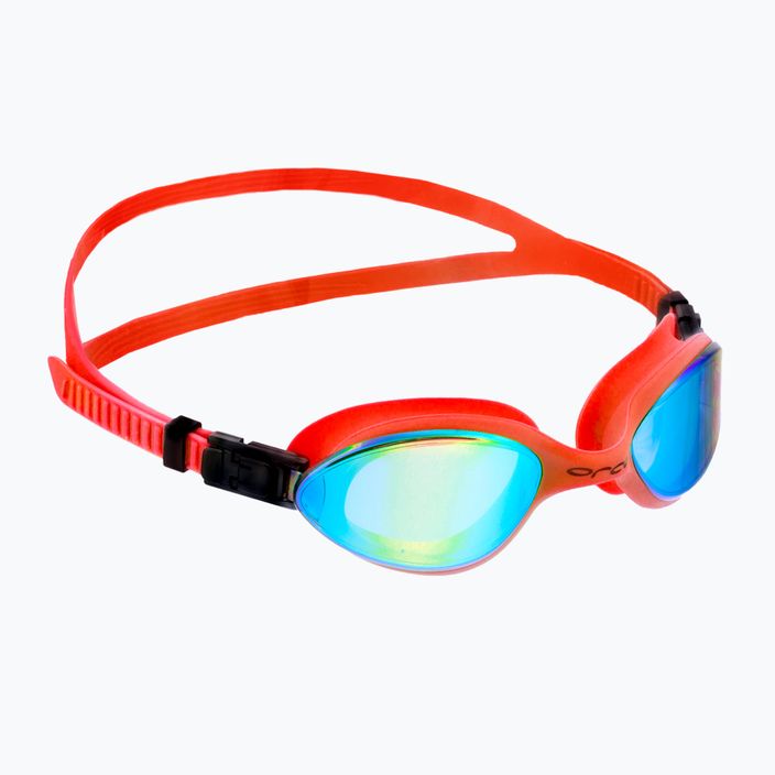 Γυαλιά κολύμβησης Orca Killa 180º υψηλής ορατότητας πορτοκαλί/καθρέφτη FVA30054