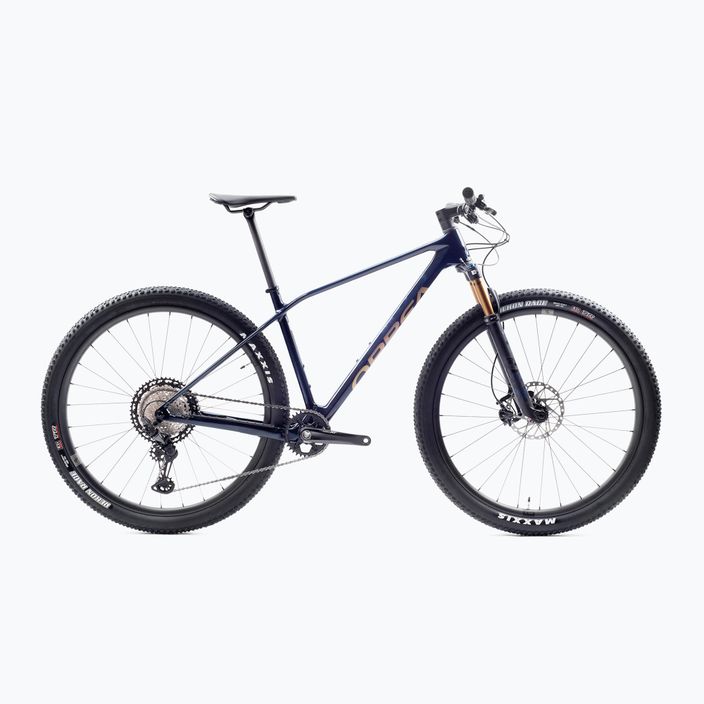 Orbea Alma M-Pro μπλε-χρυσό ποδήλατο βουνού M22518L8