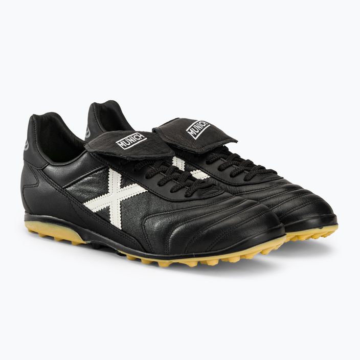 MUNICH Turf Mundial ποδοσφαιρικά παπούτσια μαύρο/λευκό 4