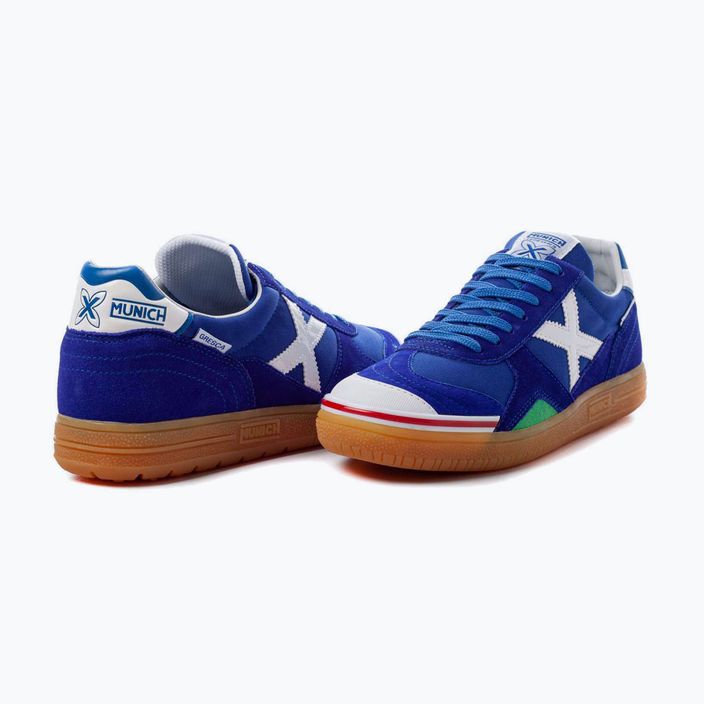 MUNICH Gresca μπλε ποδοσφαιρικά παπούτσια ποδοσφαίρου 9