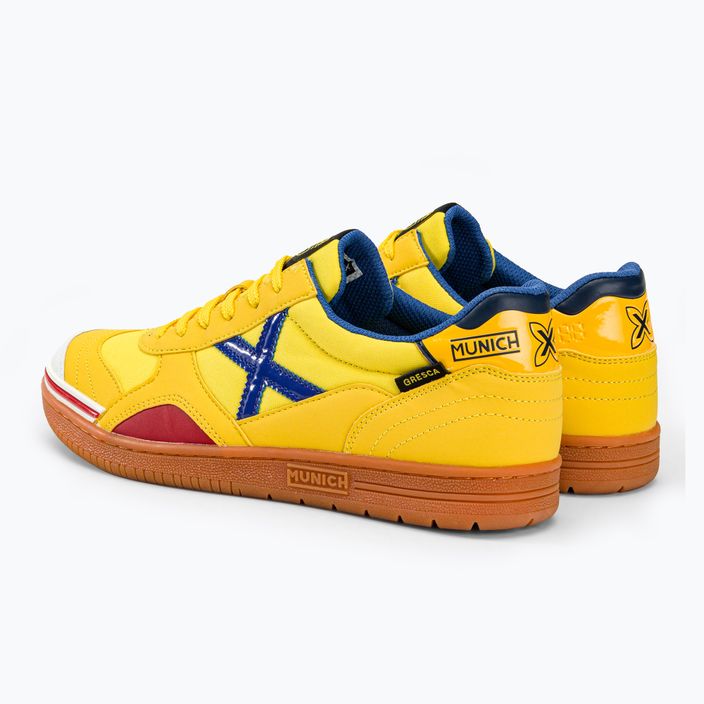 MUNICH Gresca κίτρινα ποδοσφαιρικά παπούτσια 3