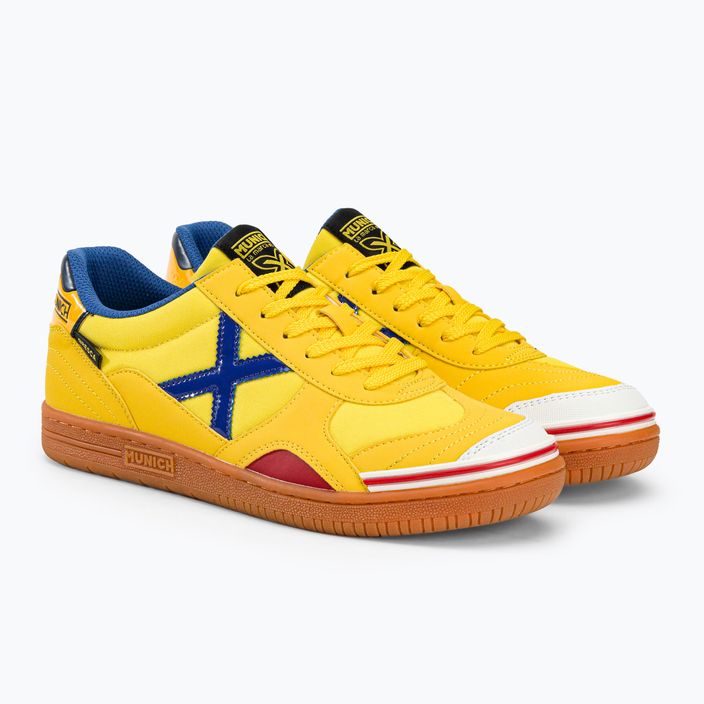 MUNICH Gresca κίτρινα ποδοσφαιρικά παπούτσια 4