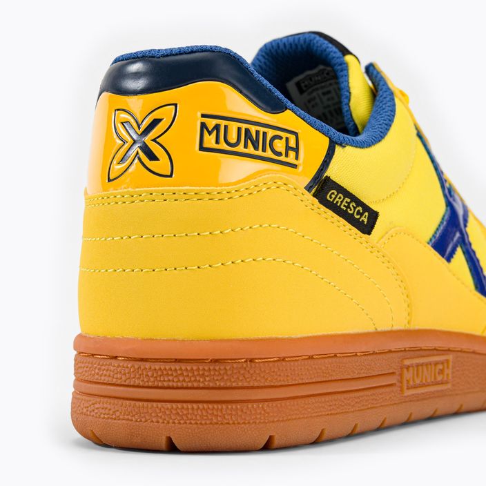 MUNICH Gresca κίτρινα ποδοσφαιρικά παπούτσια 9