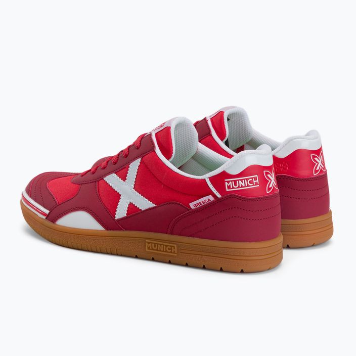 MUNICH Gresca ανδρικά ποδοσφαιρικά παπούτσια κόκκινα 3