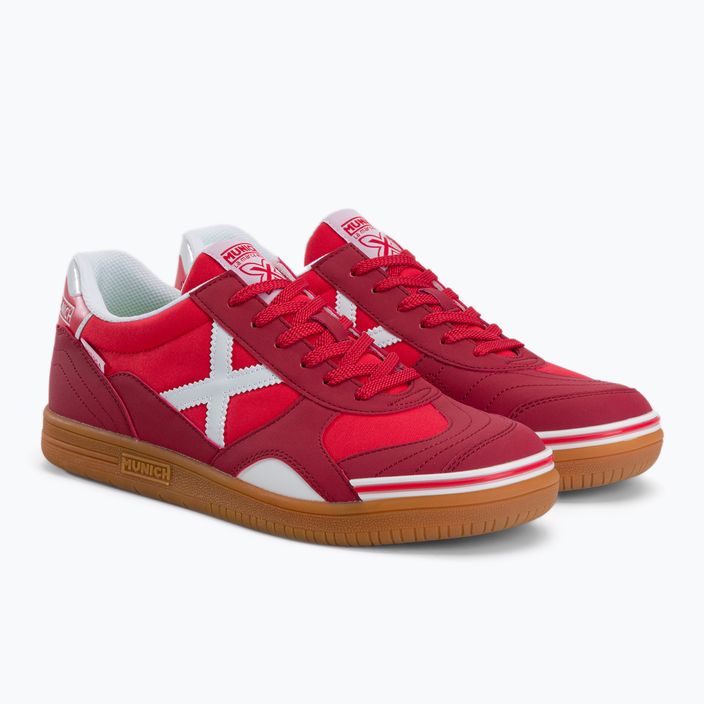 MUNICH Gresca ανδρικά ποδοσφαιρικά παπούτσια κόκκινα 4