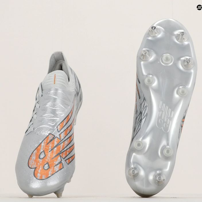 Ανδρικά ποδοσφαιρικά παπούτσια New Balance Furon V7 Pro SG ασημί 16