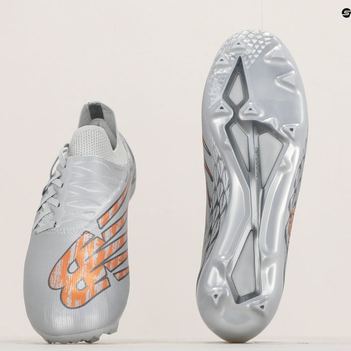 New Balance ανδρικές μπότες ποδοσφαίρου Furon V7 Destroy FG ασημί 16