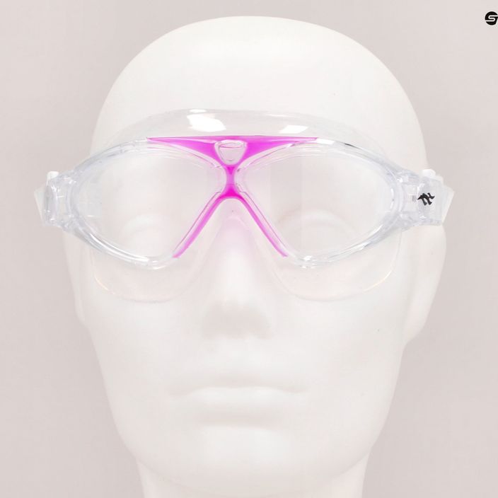 AQUA-SPEED παιδική μάσκα κολύμβησης Zephyr ροζ/διαφανής 99-03 7