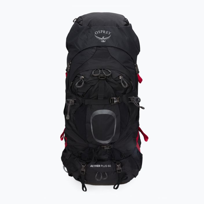 Ανδρικό σακίδιο πεζοπορίας Osprey Aether Plus 60 l μαύρο 10002900