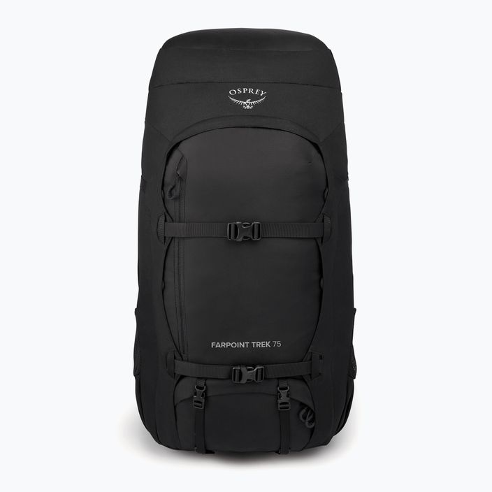 Ανδρικό σακίδιο πλάτης για πεζοπορία Osprey Farpoint Trek 75 l μαύρο