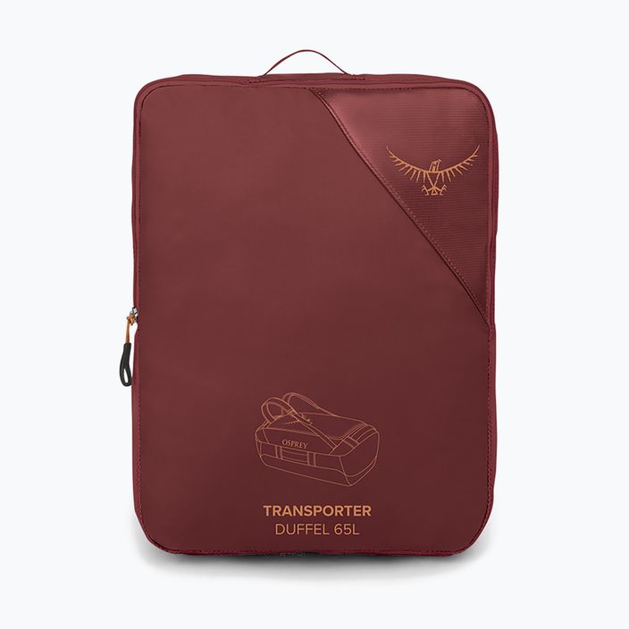 Osprey Transporter ταξιδιωτική τσάντα 65 l κόκκινο βουνό