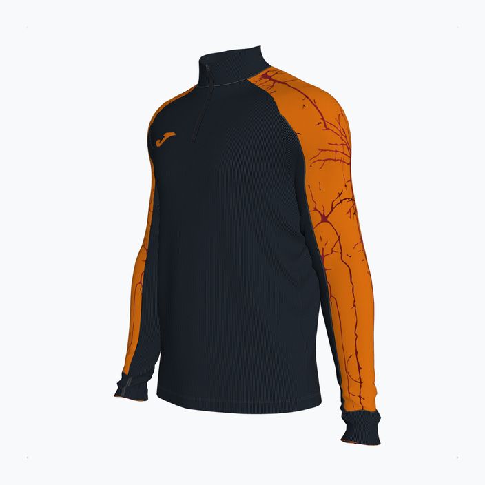 Ανδρικό φούτερ για τρέξιμο Joma Elite IX μαύρο και πορτοκαλί 102756.108 3