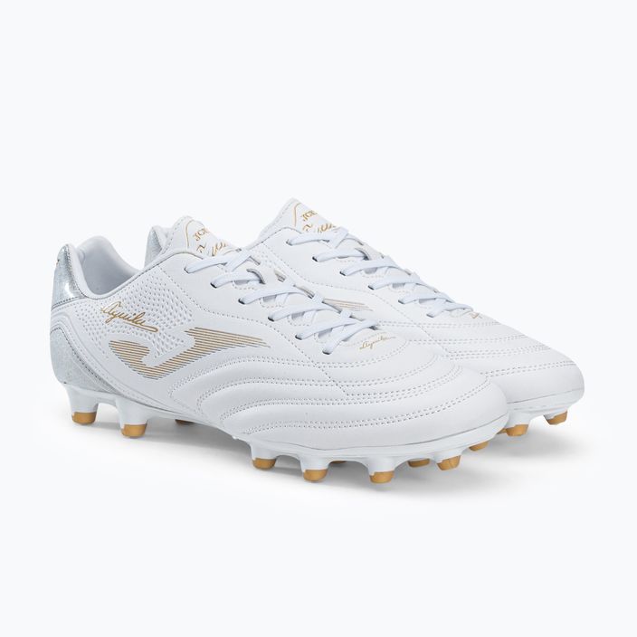 Joma Aguila FG ανδρικά ποδοσφαιρικά παπούτσια λευκό 5