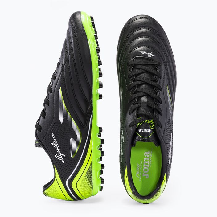 Joma Aguila 2231 AG negro/verde fluor ανδρικές μπότες ποδοσφαίρου 10