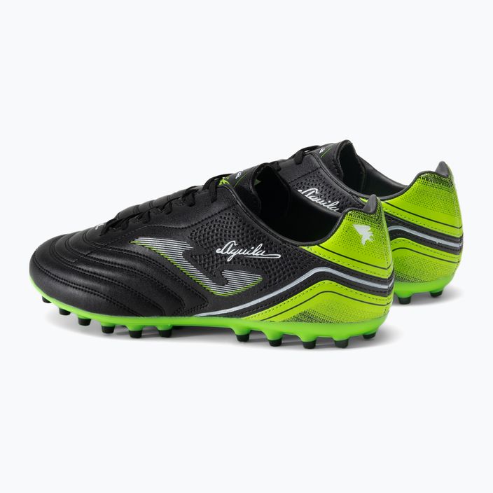 Joma Aguila 2231 AG negro/verde fluor ανδρικές μπότες ποδοσφαίρου 3