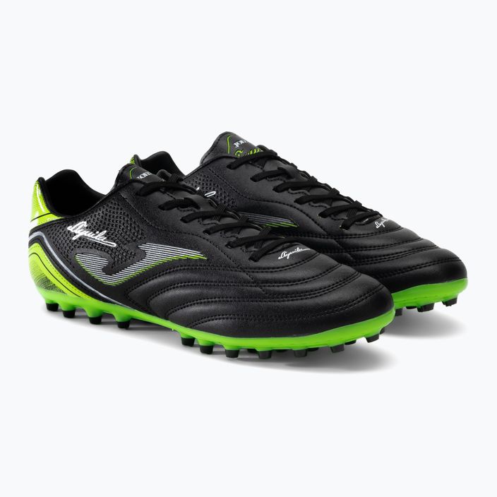 Joma Aguila 2231 AG negro/verde fluor ανδρικές μπότες ποδοσφαίρου 4